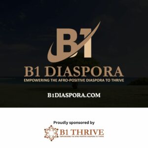 B1Diaspora and B1Thrive Logos